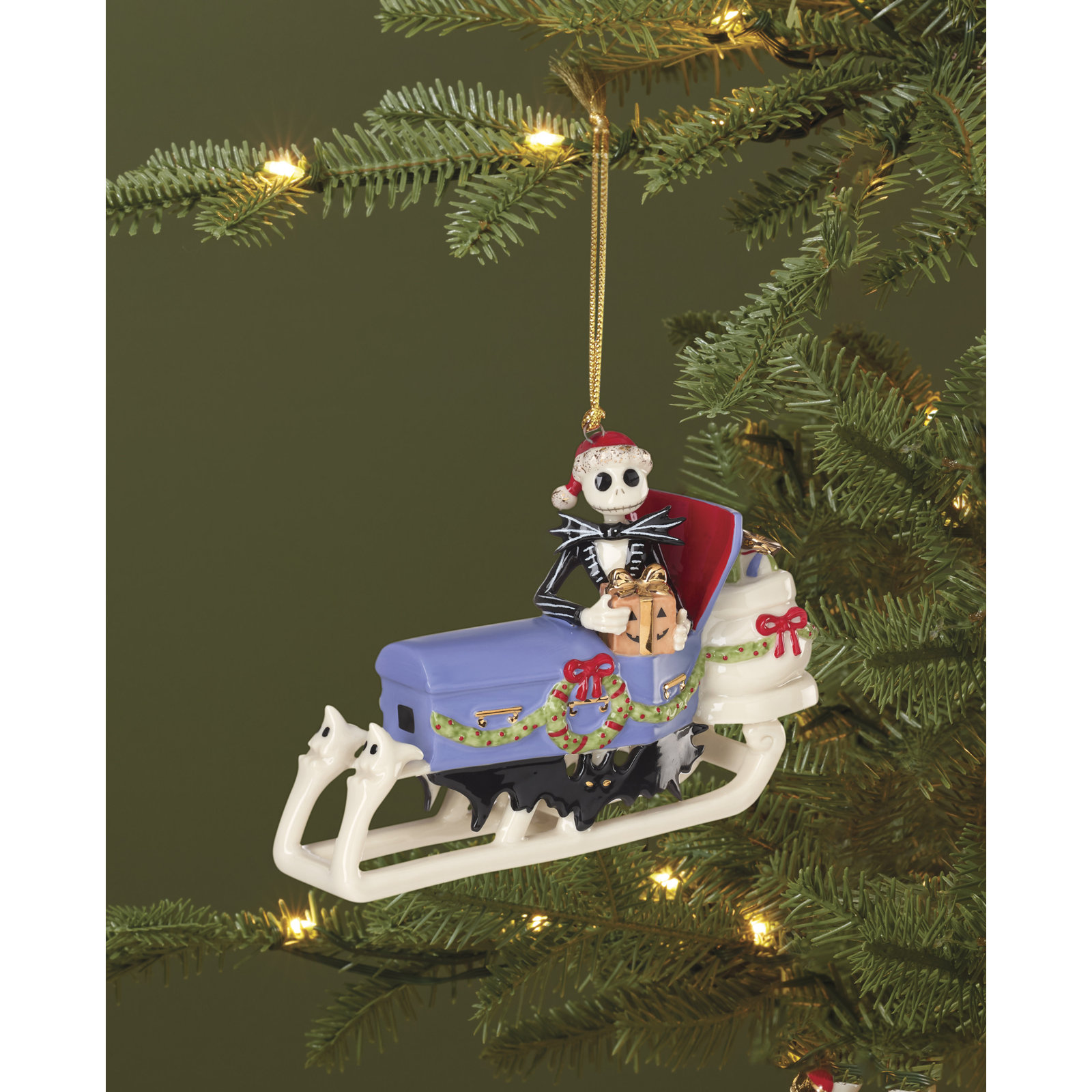 3" Porcelain Holiday Ornament