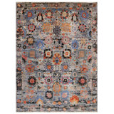 New Turkmen Afghan One-of-a-Kind Rectangle 8'11" X 11'10" Area Rug