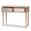 107.01cm Solid Wood Top Console Table