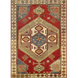 Kazak One-of-a-Kind 4'1" X 5'9" Area Rug
