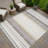 Machine Washable Indoor/Outdoor Drennen ACN2330 Stripes Rug-737050121