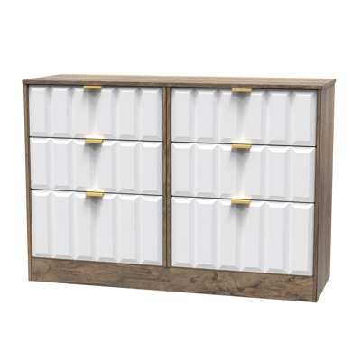 Besian 115 cm W Chest of 6 Drawers