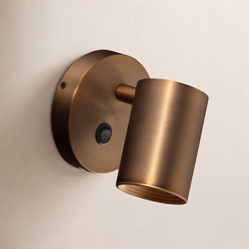 Kepler LED Spotlight, Aged Brass