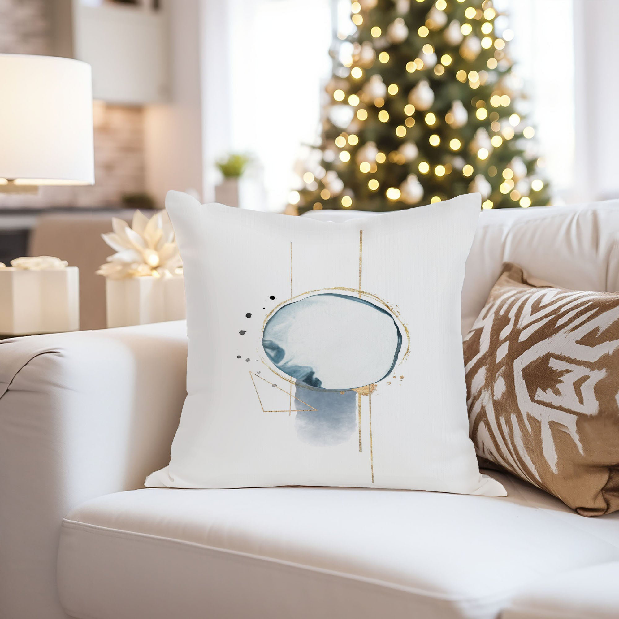 Ethan Taylor Abstract Minimalist II Shapes Circles MidCentury Modern