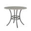 Superstone 36" Round Dining Table With Base - Travertine Top/oyster Base-987304618