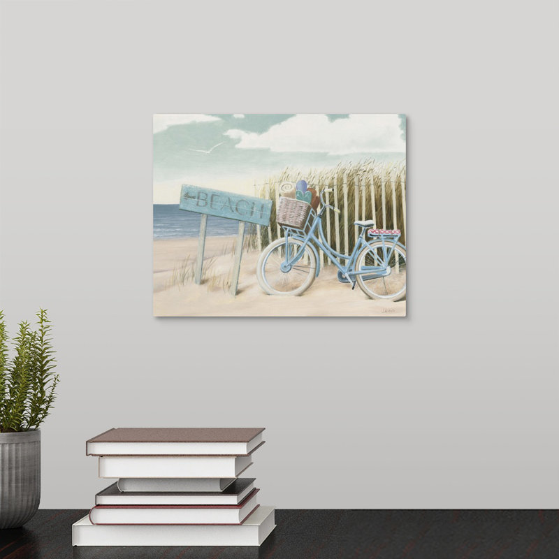 « Beach Cruiser II Crop » par Byerly, reproduction d'art, H 8 po x l 10 po x P 1,5 po, Toile