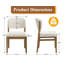 Mid-Century Modern Dining Side Chairs Upholstered Kitchen Chairs Solid Wood Leg Accent Chairs for Dining Room,Kitchen-869129194