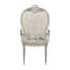 Chaise d'appoint en tissu et finition champagne Bemment, ensemble de 2