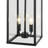 2-light Outdoor Hanging Lantern With Clear Glass Shade-1451397335