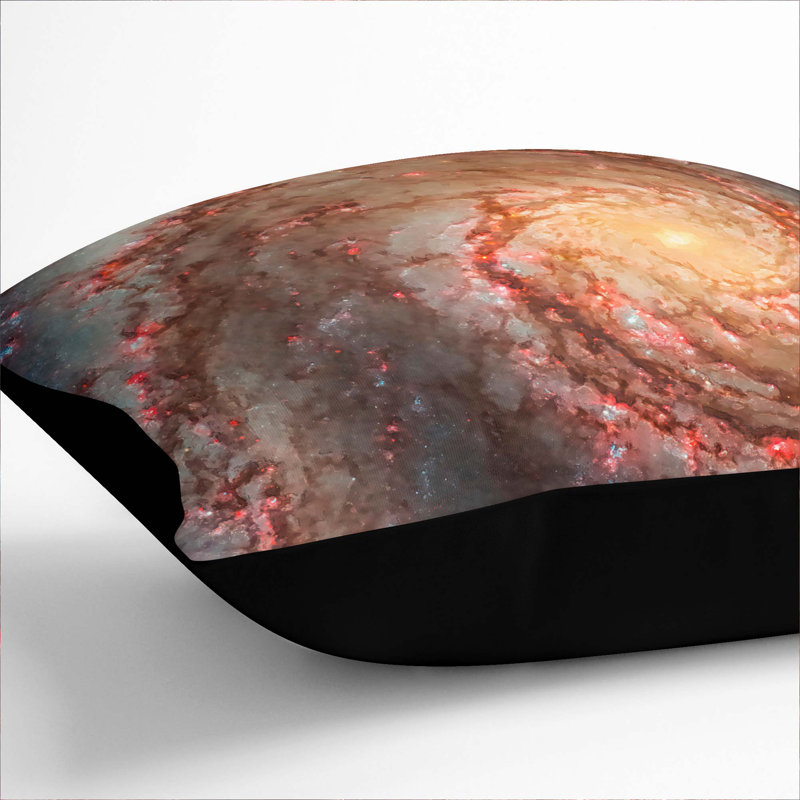 Universe Vol.27 Cushion with Filling, Black, 40cm H x 40cm W x 15cm D