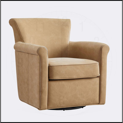 Westly Faux Leather Swivel Accent Chair - Timeless Elegance, Comfort, and Versatile Design for Any Decor