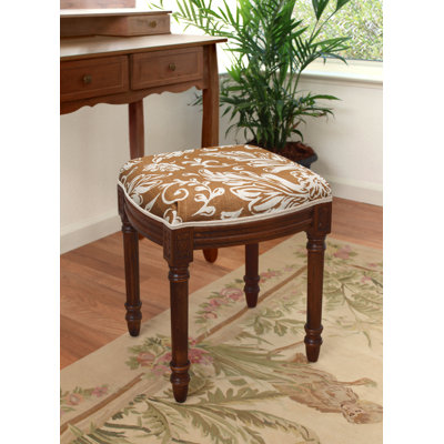 Camilly Solid Wood Accent Stool