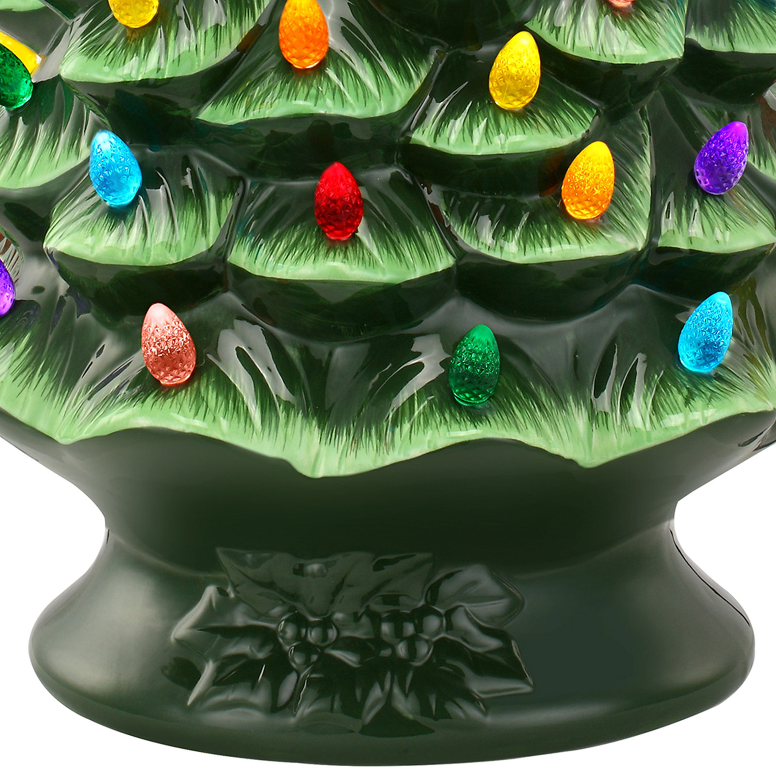 Nostalgic Ceramic Tabletop Tree, Green