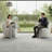 Teddy Fabric Swivel Accent Armchair Barrel Chair