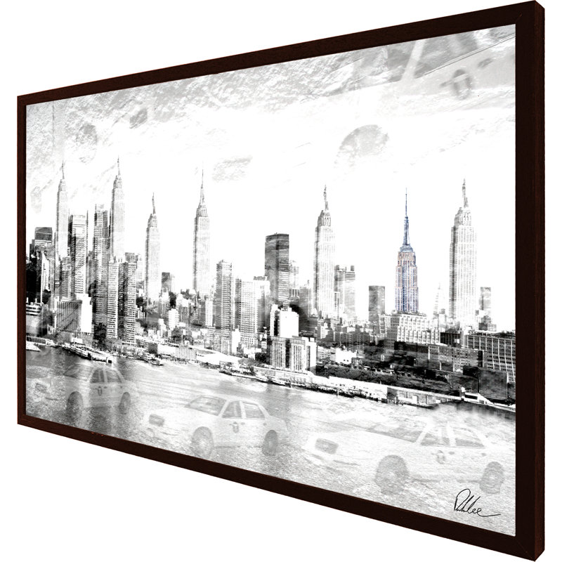 Single Picture Frame Print, 76cm H x 114cm W x 4cm D, Brown