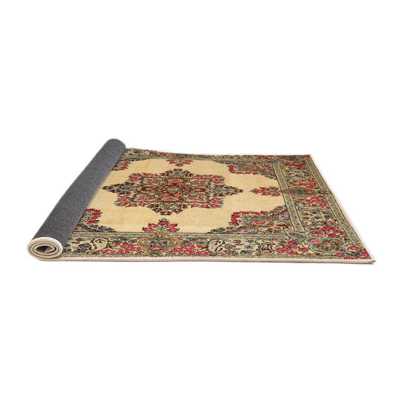 Tapis oriental beige / rose Crotts, Rond 7 pi