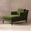 Chaise longue rembourrée 60 po Josephine-716059628