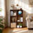 Solid Bookshelf Storage Bookcase with Anti-Tip Hardware