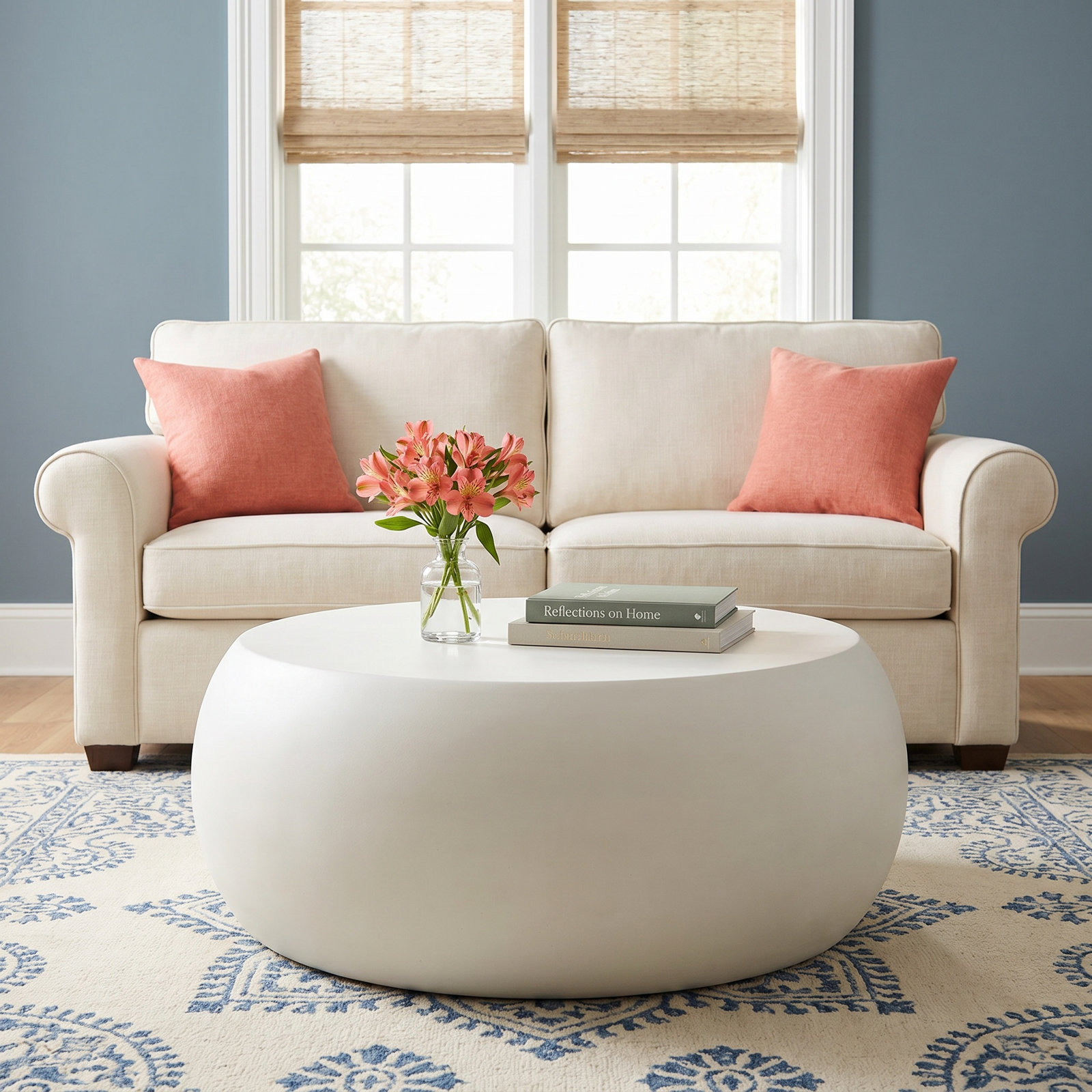 Single Coffee Table, White
