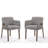 Mukai Solid Wood Top Sled Dining Set