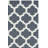 Rodgers Hand Woven Flat Weave Wool/Cotton Geometric Rug in Ivory/Blue-244477752