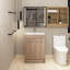 Meuble-lavabo simple 24 po avec plateau Sacorya-68344247