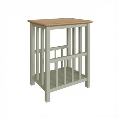 Wood Free Standing Magazine Rack