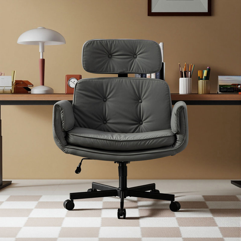Chaise de coiffeuse Criss Cross, Gris