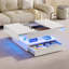 Pedestal Coffee Table with Storage-1139839842