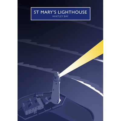 'St. Marys Lighthouse' by Richard O'Neil - Print