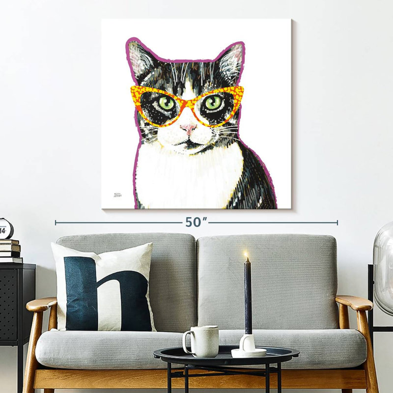 Crowle Bespectacled Pet I, H 33 po x l 33 po