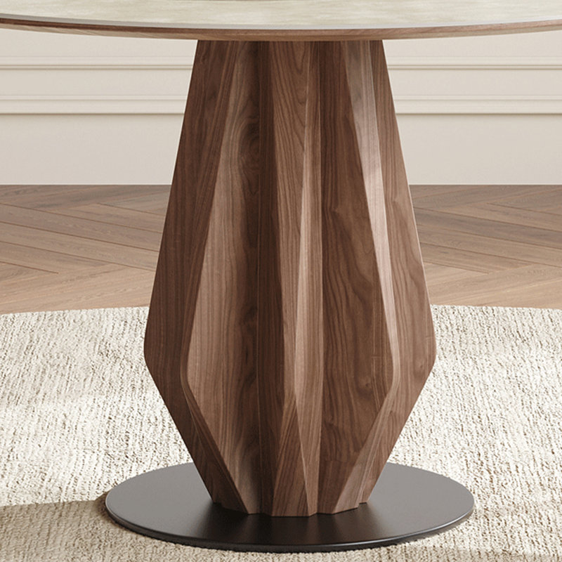 Table de luxe française de style français simple et moderne, H 29,53 po x L 47,24 po x l 47,24 po