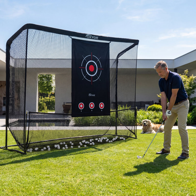 Filet de pratique de golf de 10 pi x 7,5 pi OXYGIE