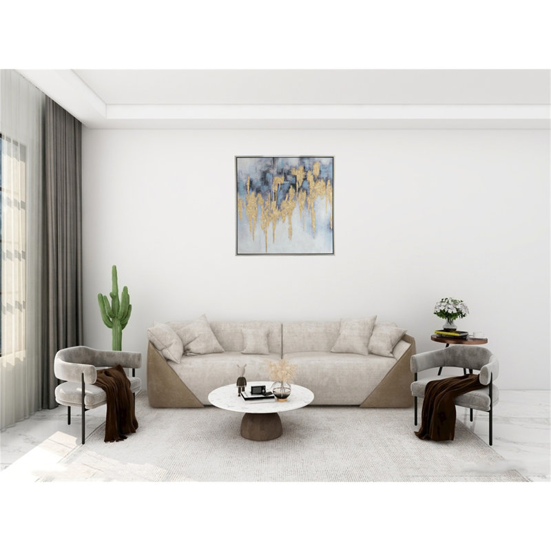 Peinture sur toile encadrée