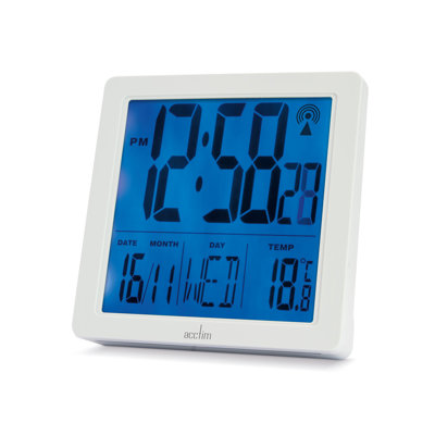 Varsity Radio Controlled Multifunction Display Alarm Clock