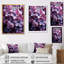 «Flowers Whispering Lilacs» sur impression sur toile-702227518-702227517