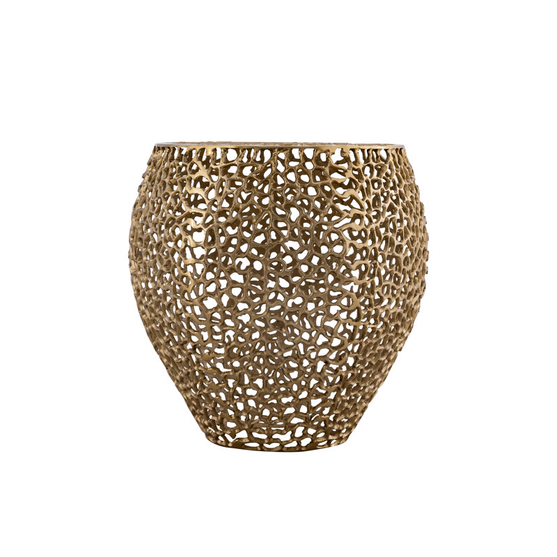 Table d'appoint Glowing Gold, Doré