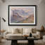 Paysage alpin avec les randonneurs - Edward Theodore Compton - reproduction encadrée avec passe-partout et verre - 1902-1412011400-1412011403-1412011406