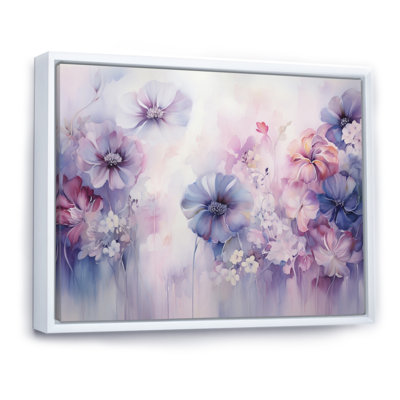 Impression sur toile mauve et mystique mauve
