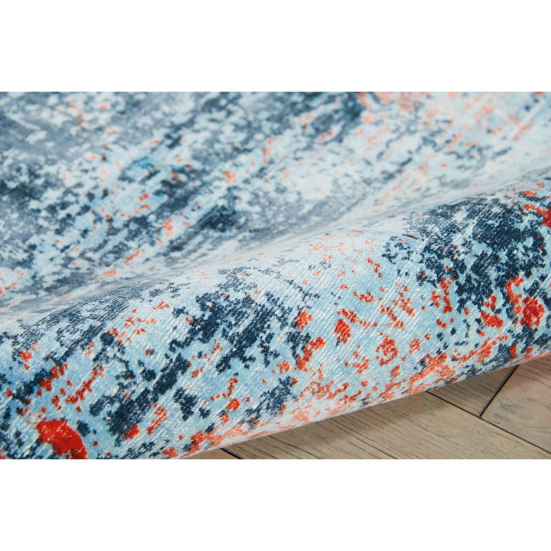 Kelleia Abstract Indoor Rug, Rectangle 3'9" x 5'9"