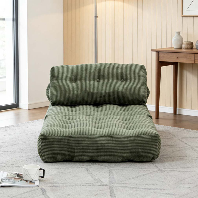 Chaise de canapé pliante, Vert