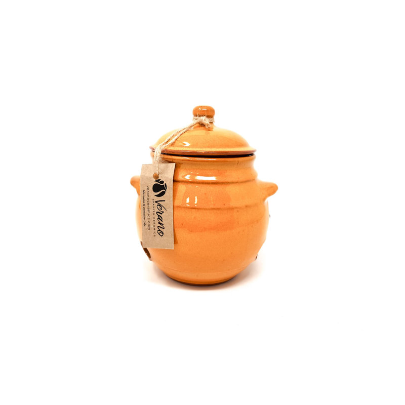 Ceramic / Porcelain Jar, Orange