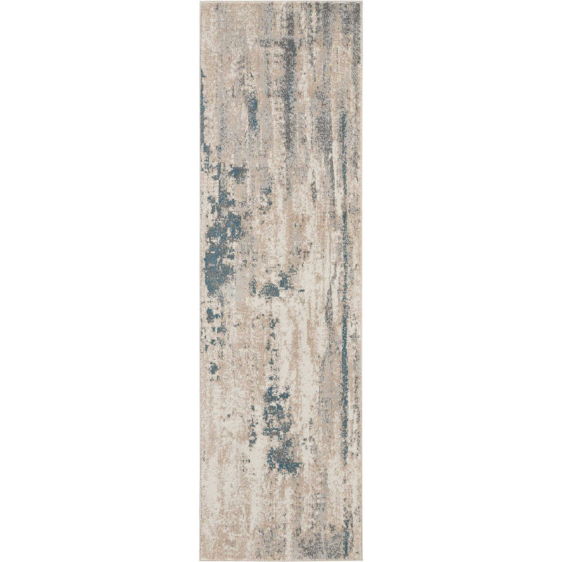 Abstract Indoor Rug, Runner 2'2" x 7'6"
