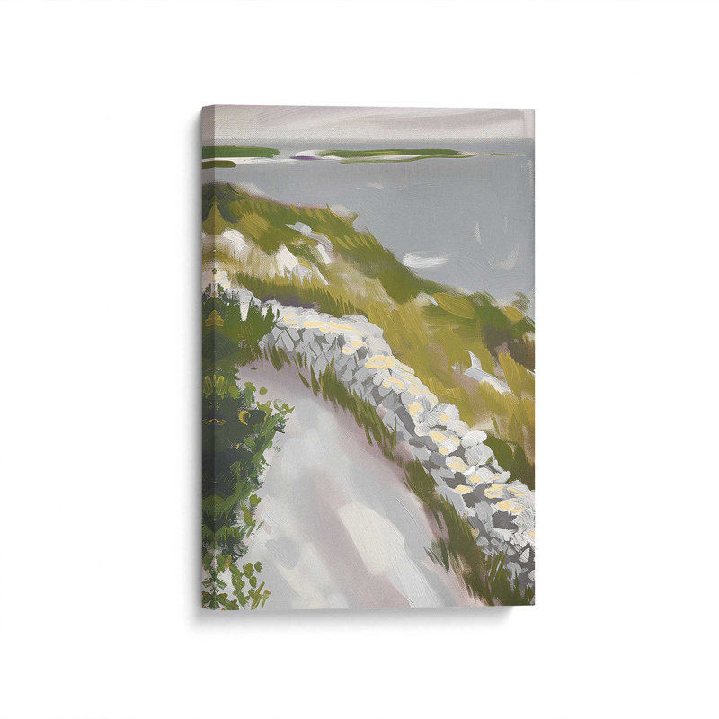 «Serene Pathway by the Sea II», reproduction sur toile, Toile tendue, H 8 po x l 12 po x P 1,25 po