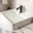 Matt Black 6.83" Single Handle Bathroom Faucet, - Water Supply, Mid Arc Spout, Stain , Ss304 Build, Ceramic Cartridge, Deck Mounted Design Faucet With Handle, Finish, Approved, Surface, And-121679405