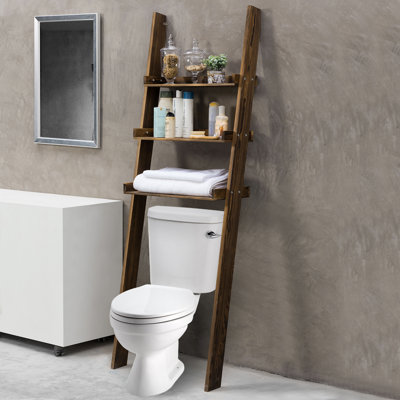 Anaisabel Solid Wood Freestanding Over The Toilet Storage