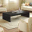 Table basse noire rétro