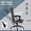 Fauteuil de bureau vibrant à 7 points avec fonction de massage et dossier inclinable-243229713