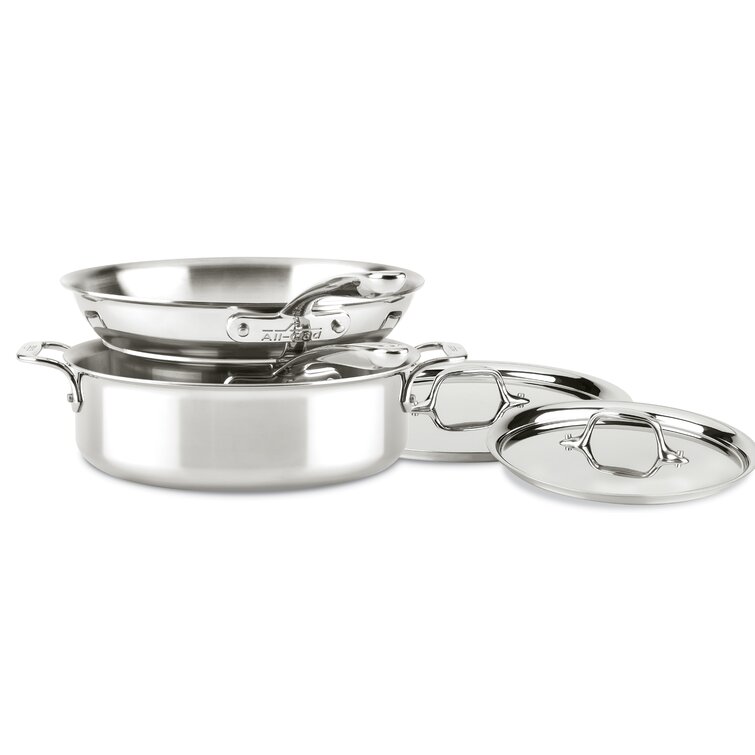 All-Clad D3 Stainless Steel 5 Piece Set — KitchenKapers