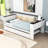 Wood Daybed with Shelves, USB and Trundle-978861735